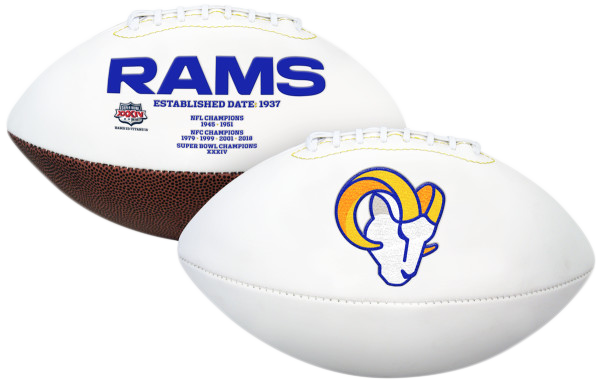 LOS ANGELES RAMS RAWLINGS NFL SIGNATURE SERIES FOOTBALL