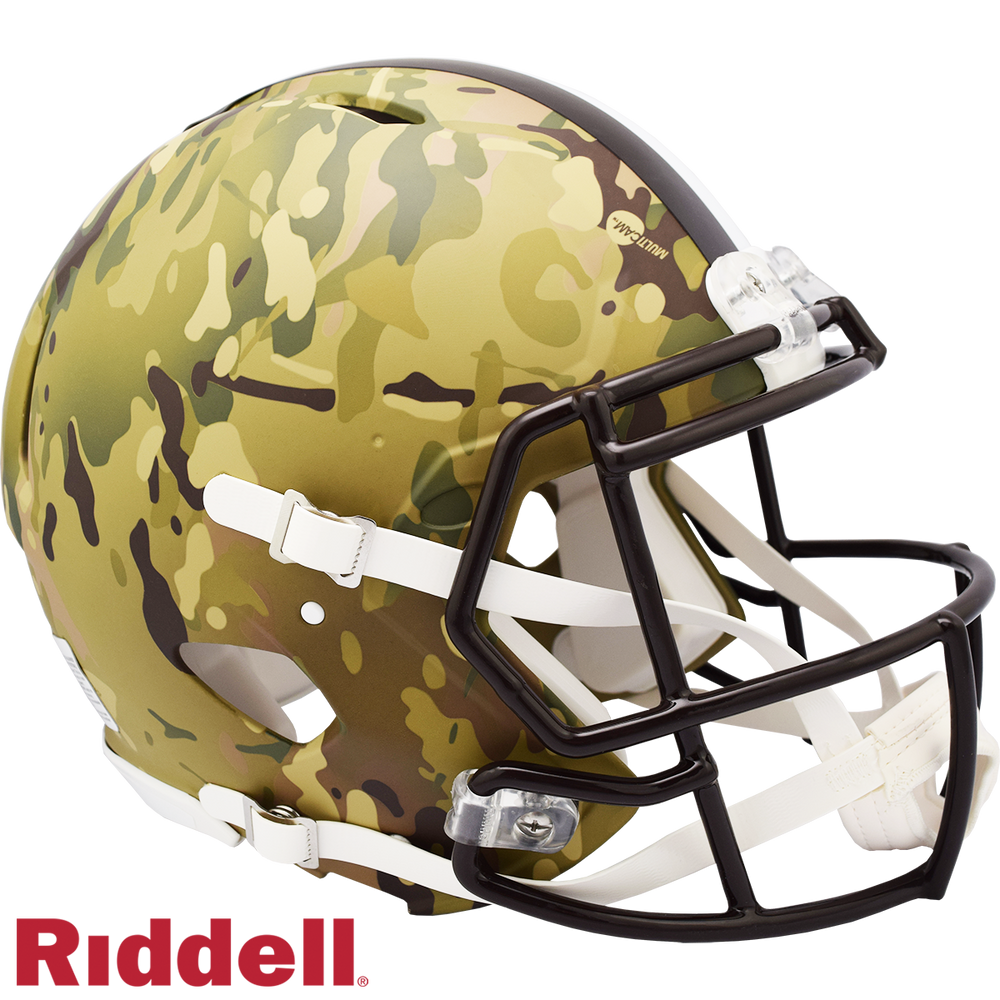 CLEVELAND BROWNS CAMO SPEED AUTHENTIC HELMET
