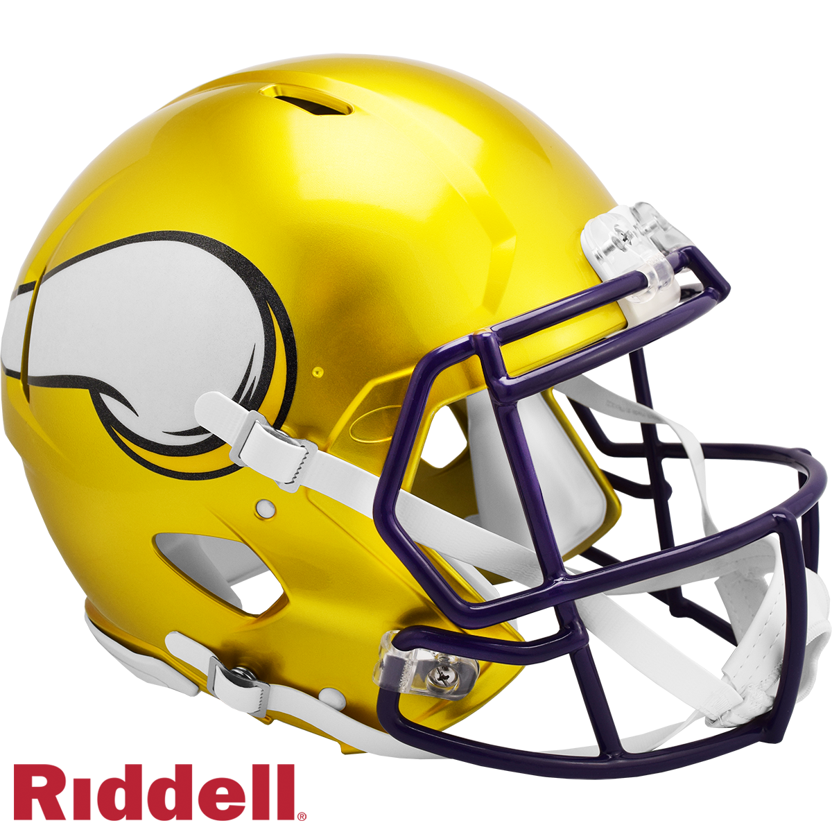 Minnesota Vikings Riddell Flat White Alternate Revolution Speed Authentic  Football Helmet