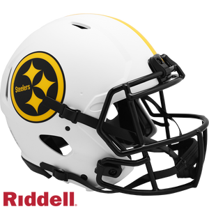 Pittsburgh Steelers Replica Flat White Speed Helmet