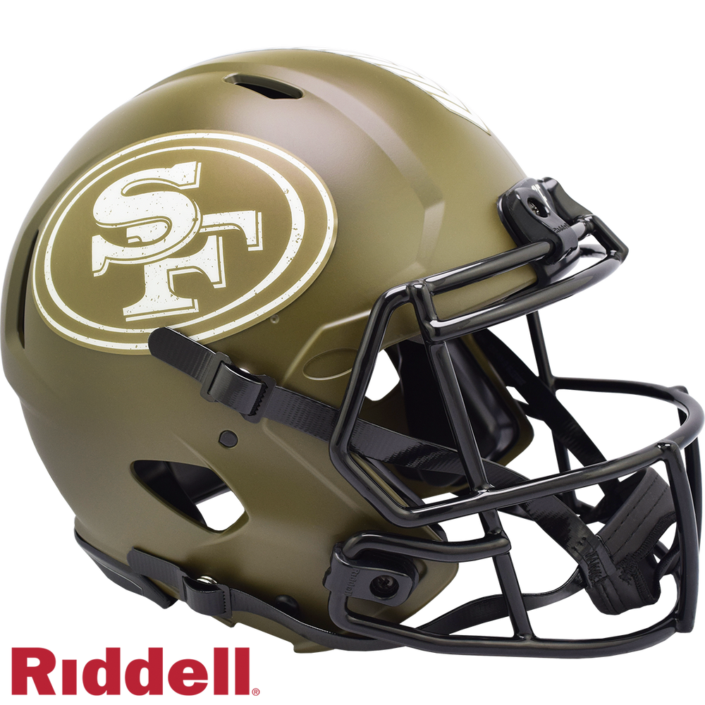 SAN FRANCISCO 49ERS SALUTE TO SERVICE SPEED AUTHENTIC HELMET