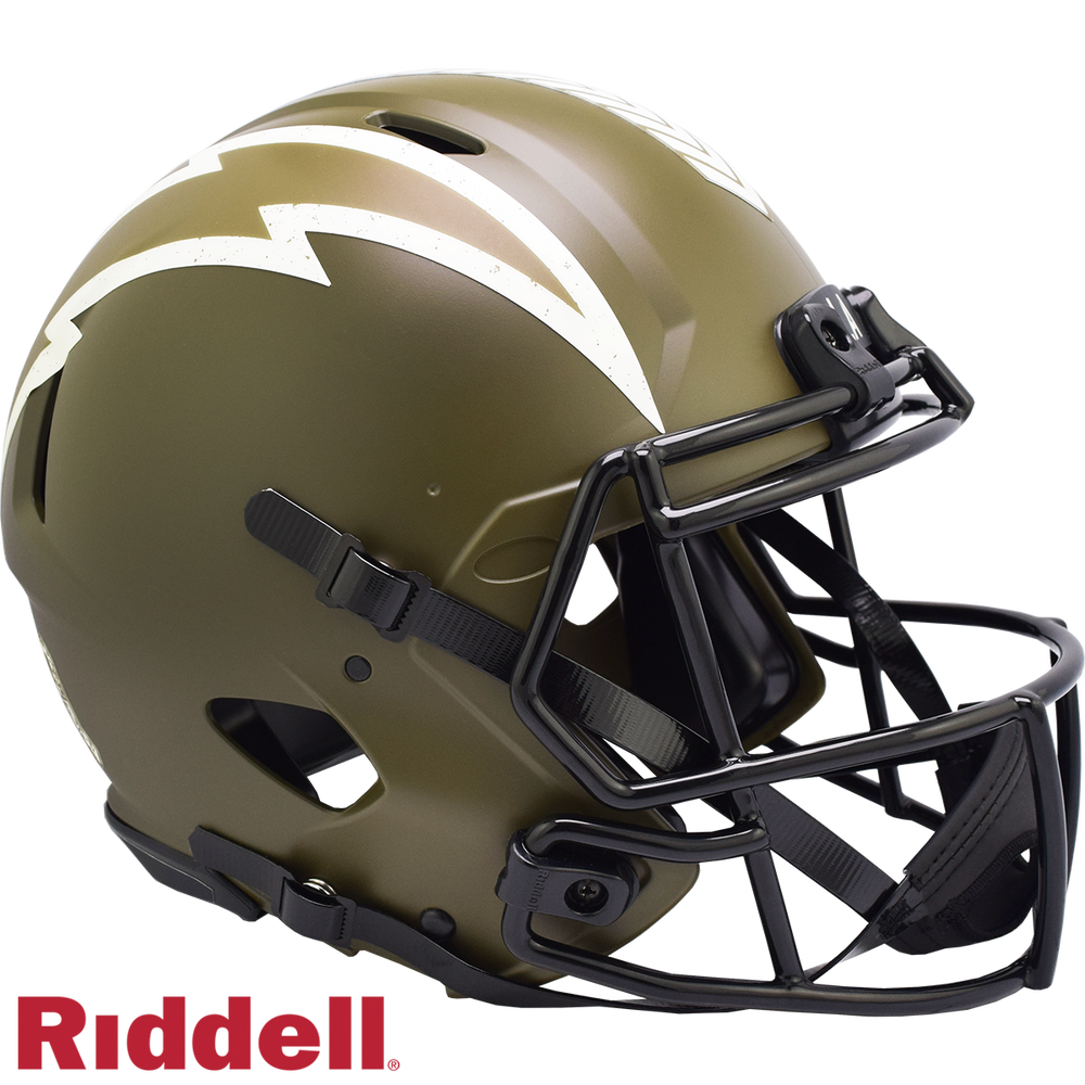 LOS ANGELES CHARGERS SALUTE TO SERVICE SPEED AUTHENTIC HELMET