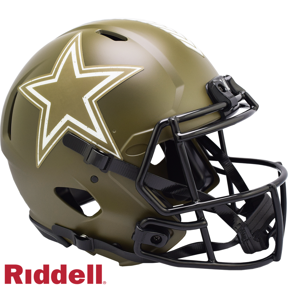 DALLAS COWBOYS SALUTE TO SERVICE SPEED AUTHENTIC HELMET