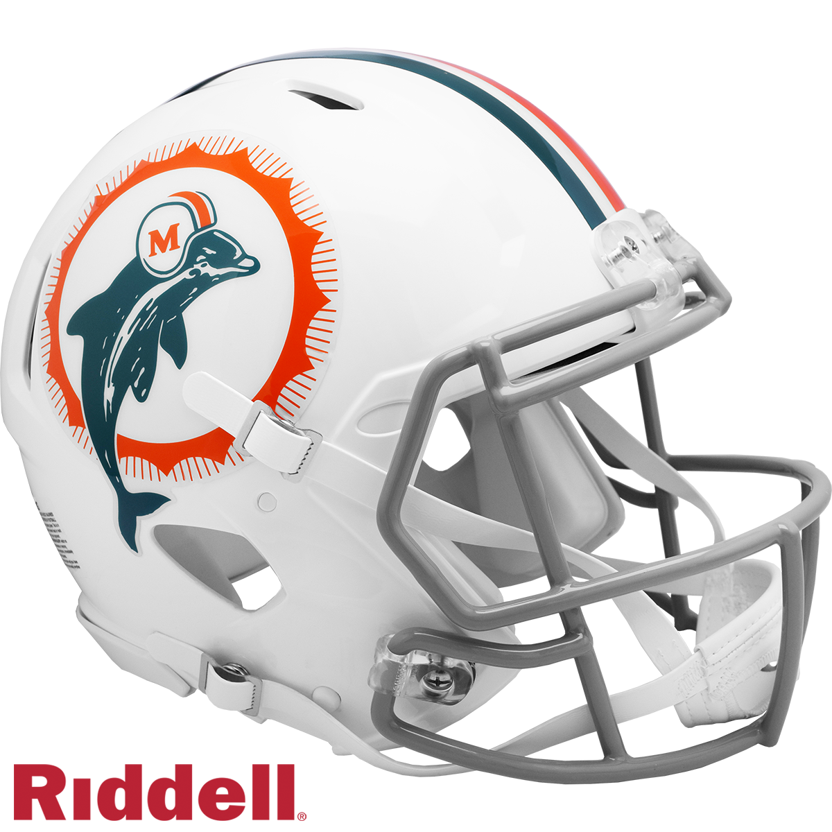 Riddell Miami Dolphins Speed Helmet - Thumbnail 2