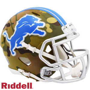 DETROIT LIONS CAMO SPEED MINI HELMET