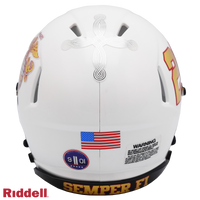NAVY MIDSHIPMEN ALTERNATE USMC NCAA SPEED MINI HELMET
