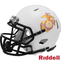 NAVY MIDSHIPMEN ALTERNATE USMC NCAA SPEED MINI HELMET