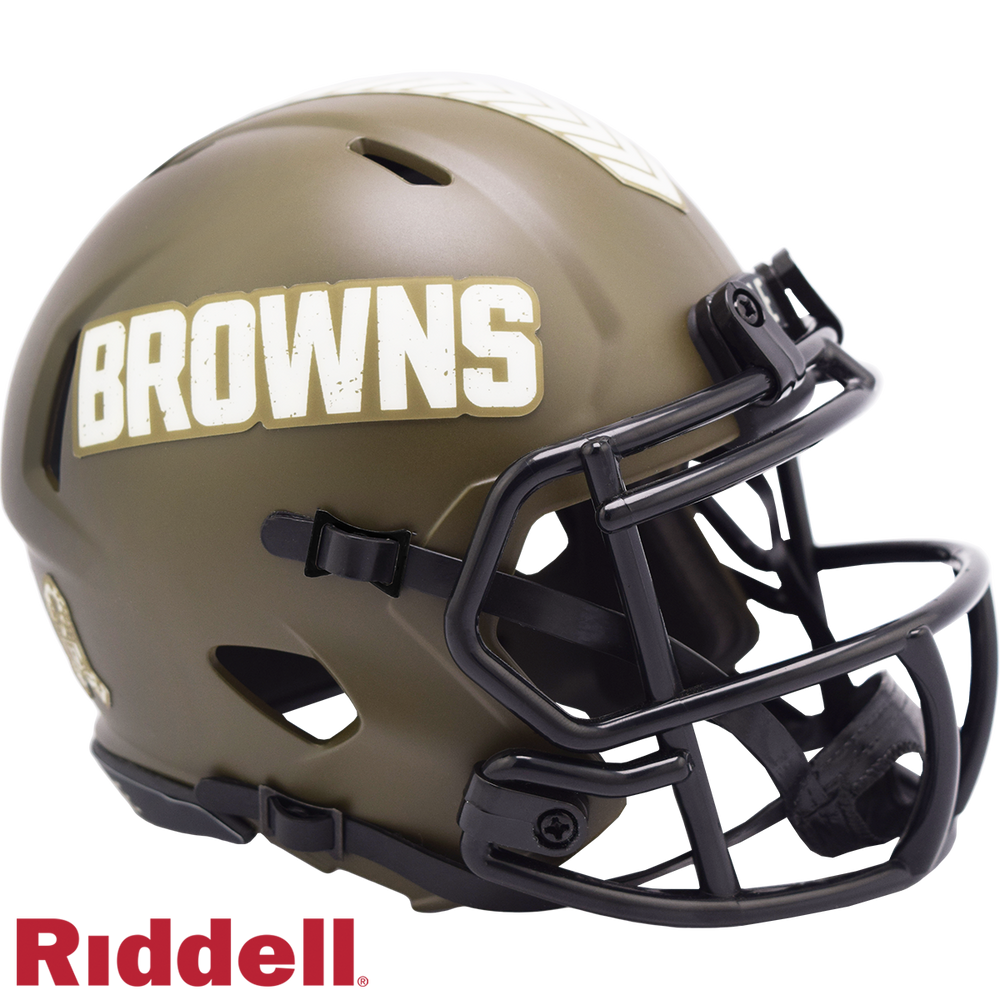 CLEVELAND BROWNS SALUTE TO SERVICE MINI HELMET
