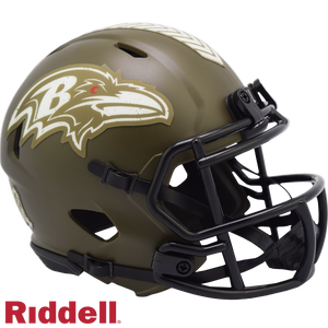 BALTIMORE RAVENS SALUTE TO SERVICE MINI HELMET