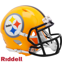 PITTSBURGH STEELERS 2007 75TH ANNIVERSARY THROWBACK SPEED MINI HELMET