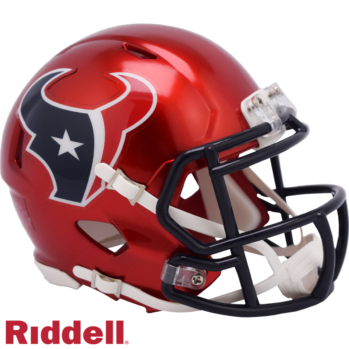 Red Mini Football Helmet Visor. (*Flat Style*) OLE MISS, PATRIOTS, CHIEFS