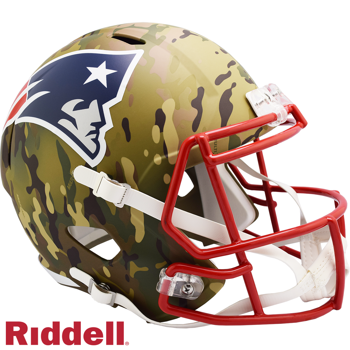 Riddell New England Patriots Speed Replica Helmet - Thumbnail 5