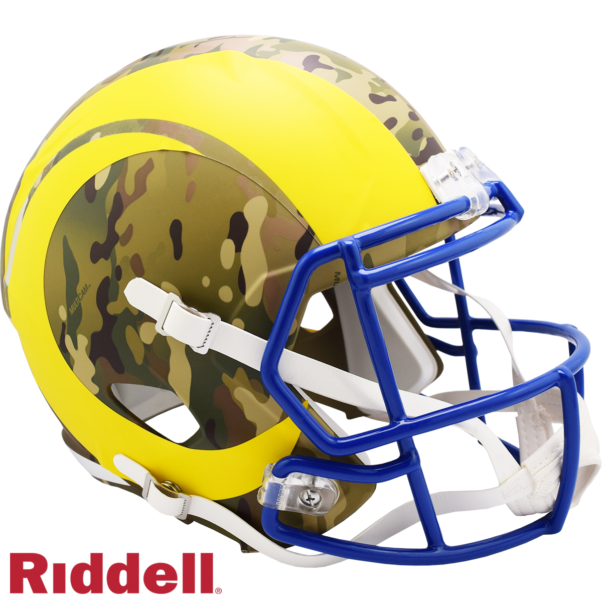Riddell Los Angeles Rams Speed Replica Helmet - Thumbnail 2