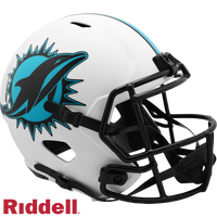 MIAMI DOLPHINS LUNAR SPEED REPLICA HELMET