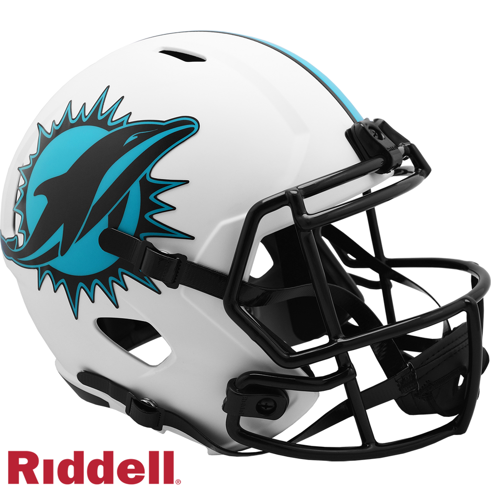 MIAMI DOLPHINS LUNAR SPEED REPLICA HELMET