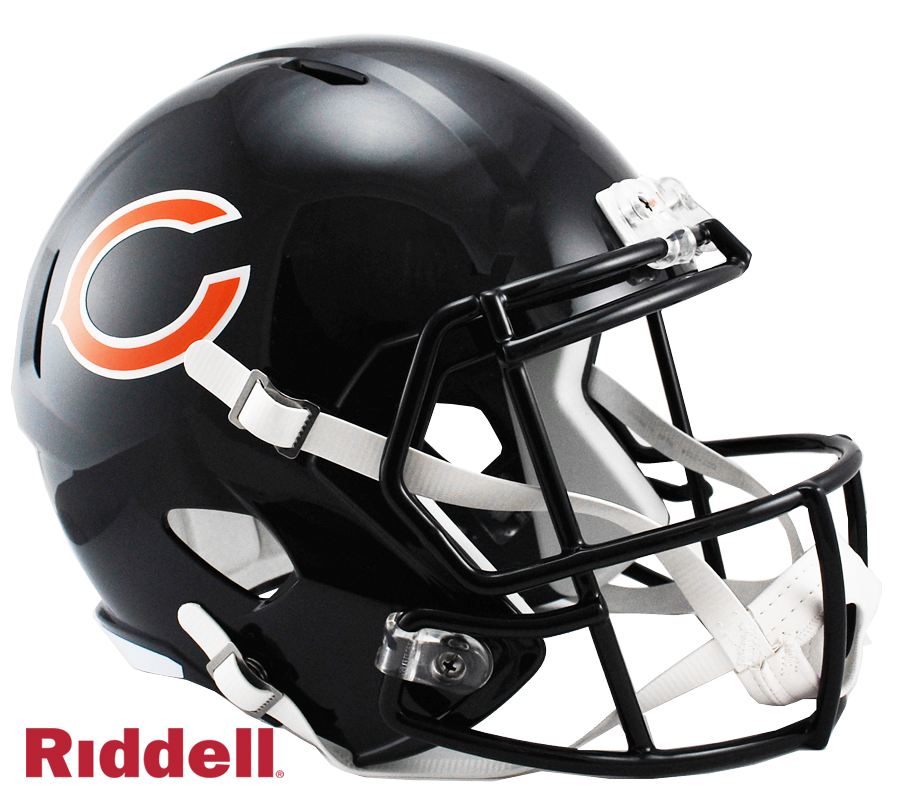 Riddell Chicago Bears Speed Replica Helmet - Thumbnail 2