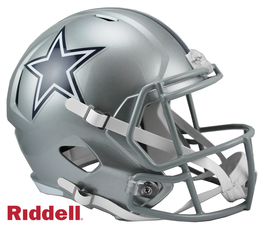Riddell Dallas Cowboys Speed Replica Helmet - Thumbnail 2