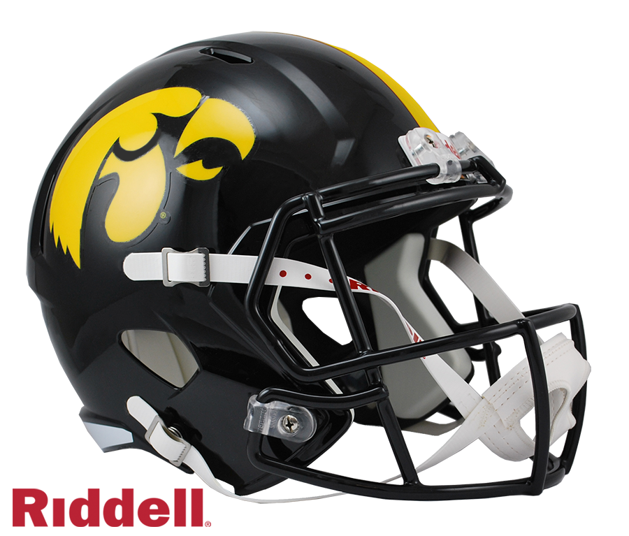 Riddell Iowa Hawkeyes Speed Replica Helmet - Thumbnail 2