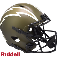 LOS ANGELES CHARGERS SALUTE TO SERVICE SPEED REPLICA HELMET