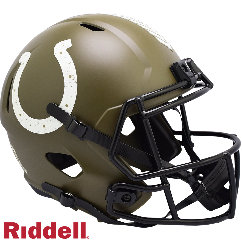 INDIANAPOLIS COLTS SALUTE TO SERVICE SPEED REPLICA HELMET