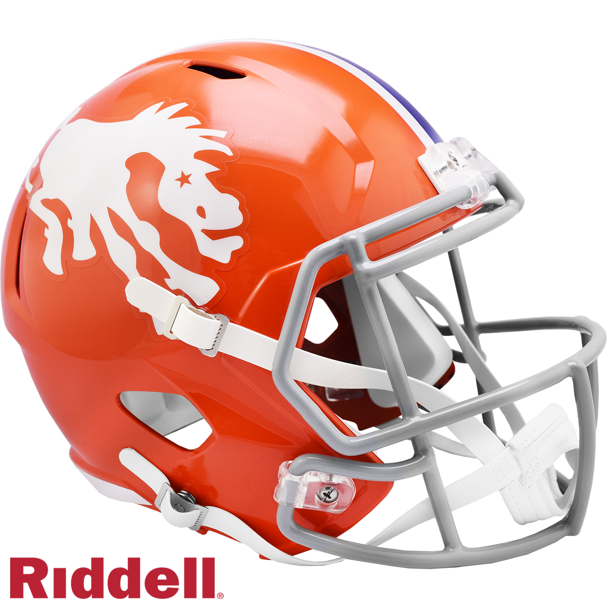 Denver Broncos Riddell Speed Authentic Helmet - 1975-1996 Throwback