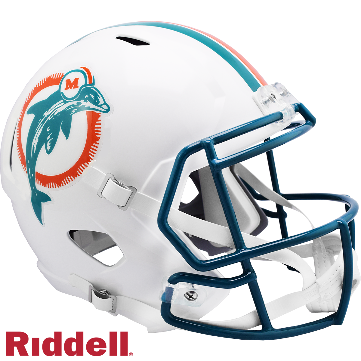 Riddell Miami Dolphins Speed Helmet - Thumbnail 3