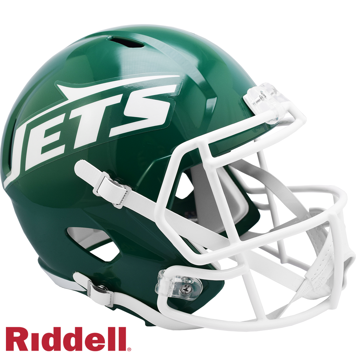 NY Jets UNSIGNED Riddell Alternate Flat White Full Size Replica