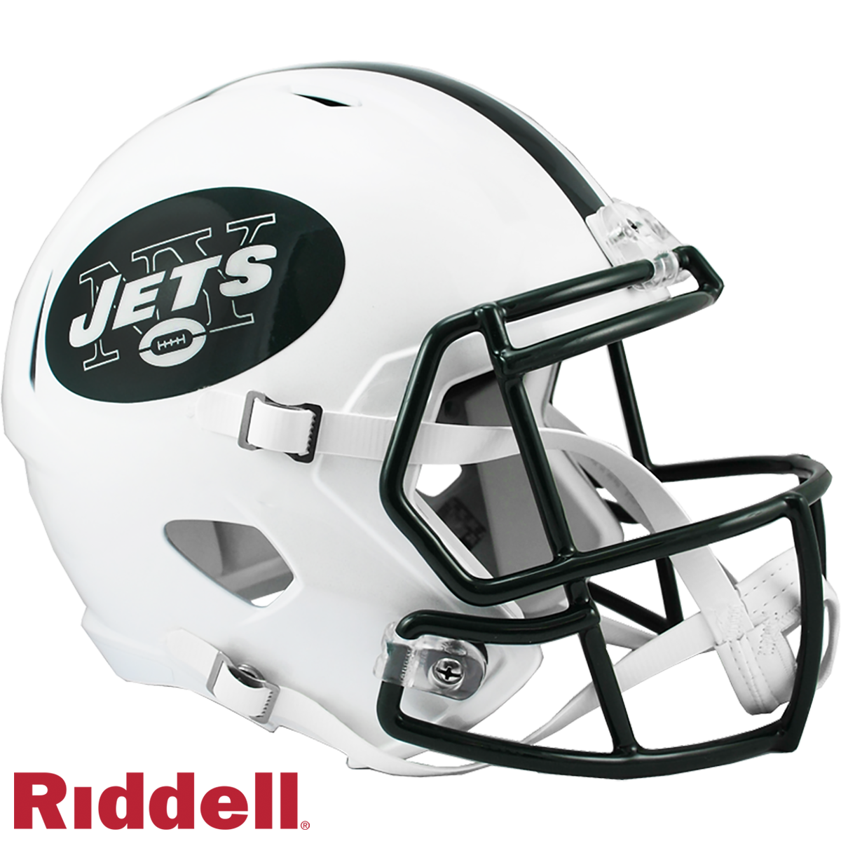 New York Jets Riddell Speed Replica Helmet - 1978-1989 Throwback