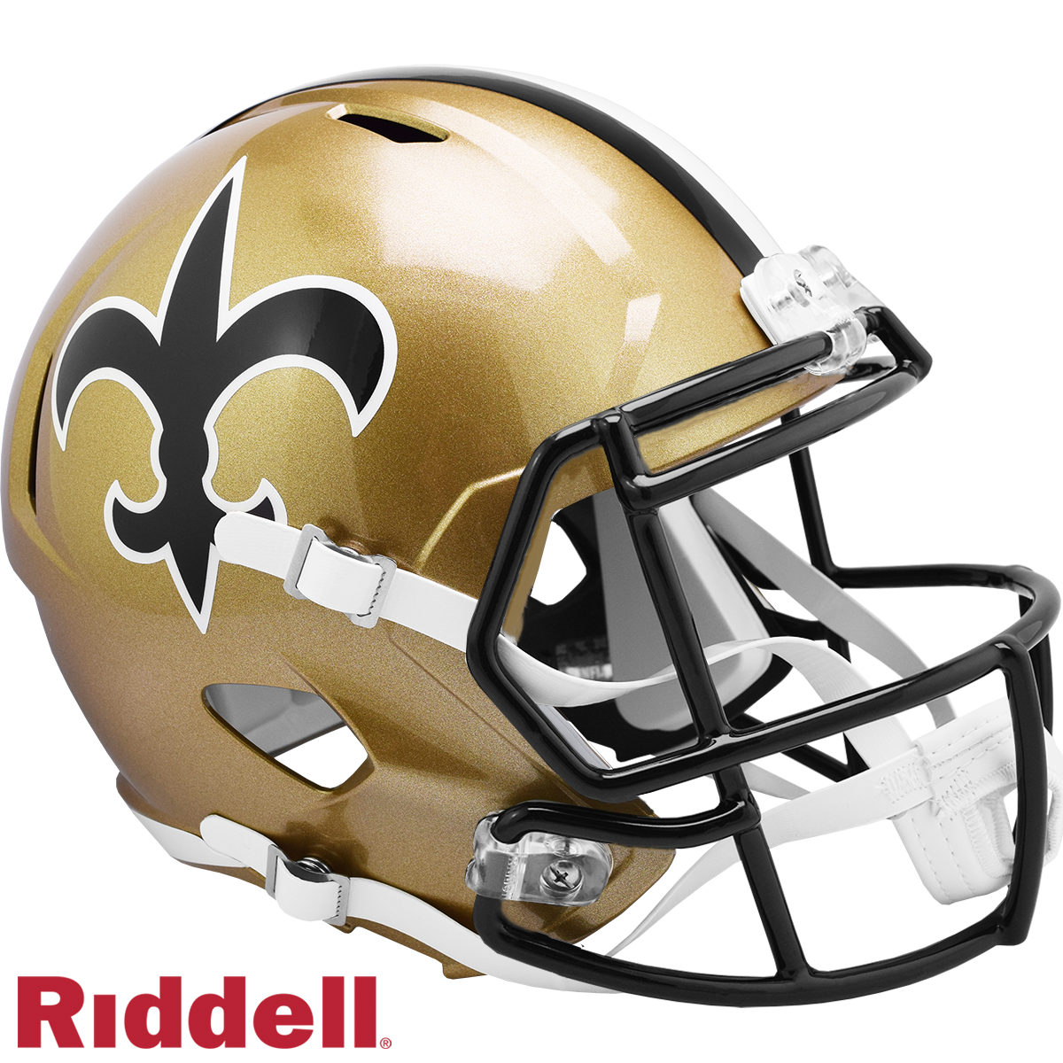 Riddell New Orleans Saints Speed Replica Helmet - Thumbnail 2