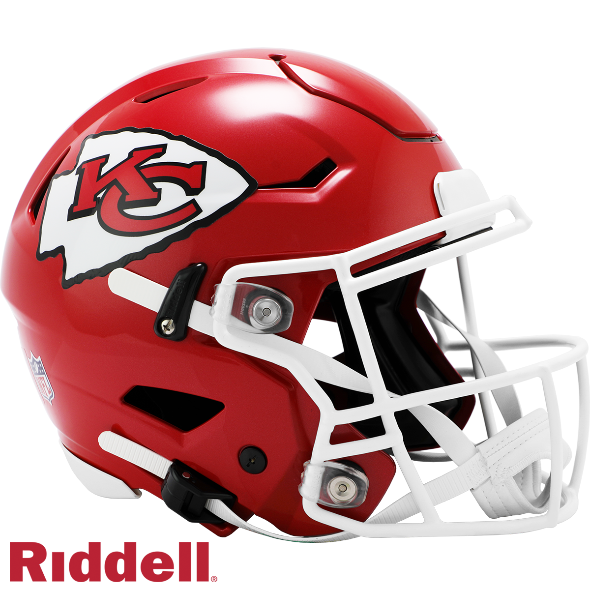 Custom Kansas City Chiefs Chrome Speed Mini Helmet