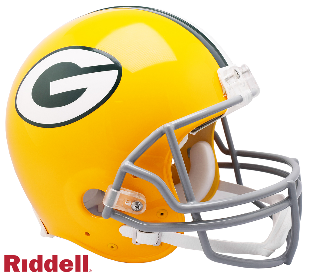 Green Bay Packers Riddell VSR4 Mini Throwback Helmet 1961-79