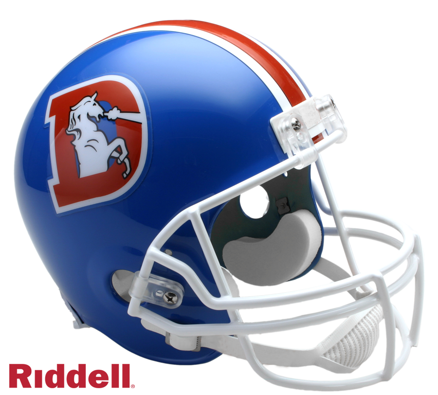 DENVER BRONCOS 1975-96 THROWBACK VSR4 REPLICA HELMET