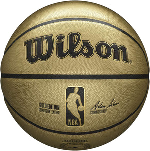 NBA GOLD EDITION AUTHENTIC SERIES INDOOR / OUTDOOR BASKETBALL - DEFLATED