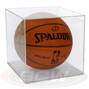 BASKETBALL DISPLAY CASE BY BALLQUBE CASE OF 6